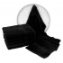 Serviette de bain 50x100 cm, couleur noir