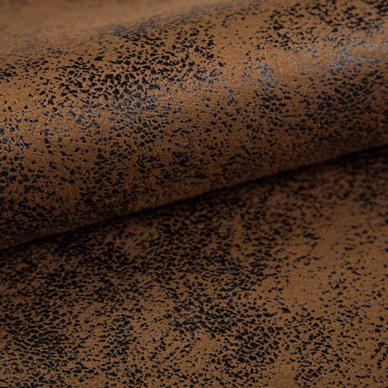 AFRIQUE, simili cuir d’ameublement au mètre, 308 g/m², largeur 140 cm, Marron