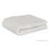 Tissu minky dot, 380 g/m², largeur 160 cm, blanche