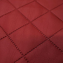 Ekokoža prešívaná ultrazvukom, farba červená, metráž 145 cm 