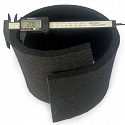 Feutrine technique 20 mm, 3500 g/m², largeur 100 cm, noir