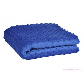 Tissu minky dot, 380 g/m², largeur 160 cm, chaber