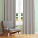 Tissu en coton uni au mètre, 125 g/m², largeur 160 cm, gris