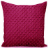  Housse de coussin micropeluche 40X40 cm, Fuchsie