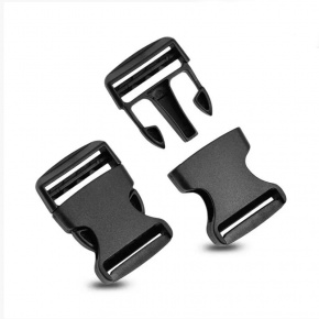 Boucles à ouverture rapide en plastique 30 mm couleur noir