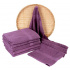 Serviette de bain 50x100 cm, couleur violet