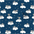 Tissu coton au métre imprimé Lapins couleur grenat 1