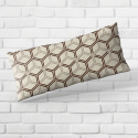 Linge de lit en coton avec fermeture, couleur Beige, 140x200 cm