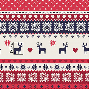 Tissus en coton de Noël au mètre, 160 cm motif Noël 012 Tissus en coton de Noël au mètre, 160 cm motif Noël 012