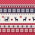 Tissus en coton de Noël au mètre, 160 cm motif Noël 012