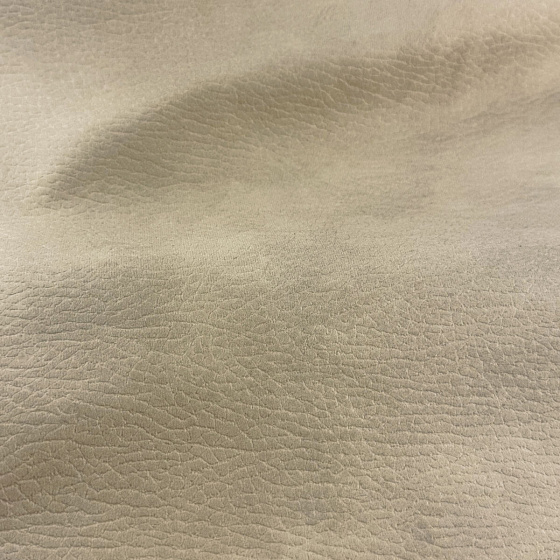 Eco-leather Largo Beige, upholstery fabric on a backing, coarse, by the meter