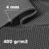Tissu en maille 3D (spacer), 400 g/m², largeur 150 cm, Graphite, 4mm