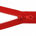 Fermeture éclair 5 mm 65 cm séparable Rouge